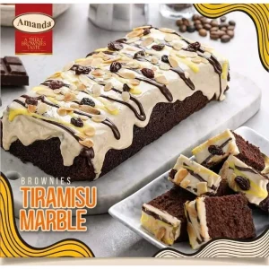 BROWNIES KUKUS TIRAMISU MARBLE 650GR